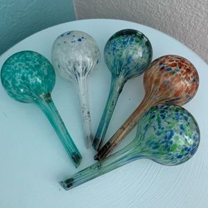 Self watering plant glass bulbs